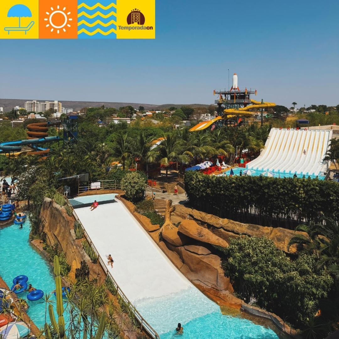 Aparthotel Piazza Com Acesso Ao Acqua Park - Gustavo à Caldas Novas Extérieur photo