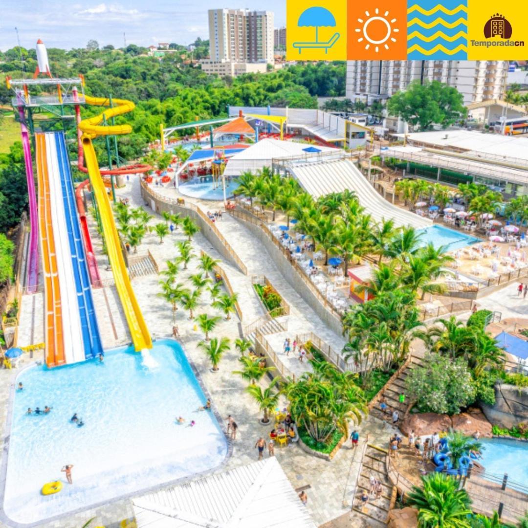 Aparthotel Piazza Com Acesso Ao Acqua Park - Gustavo à Caldas Novas Extérieur photo